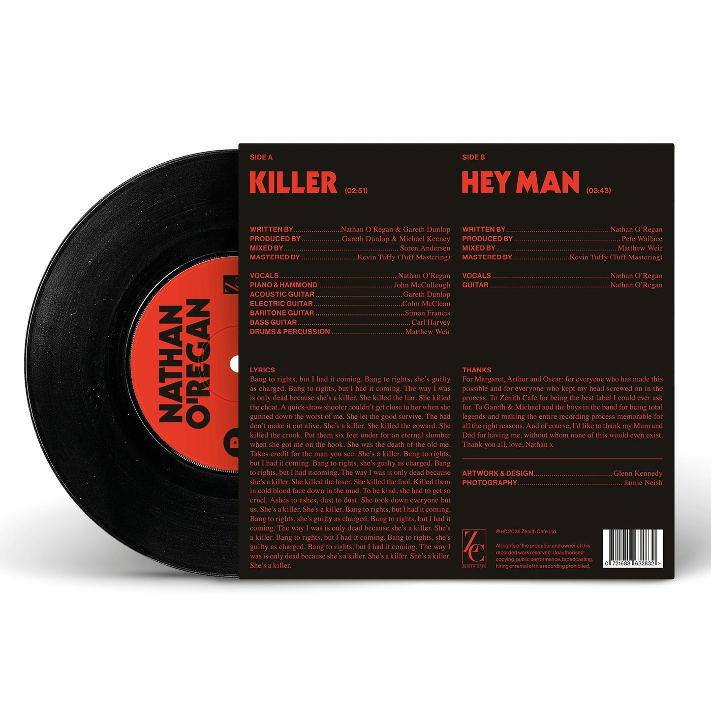 *PRE-ORDER* Killer - Ltd Edition 7" VINYL